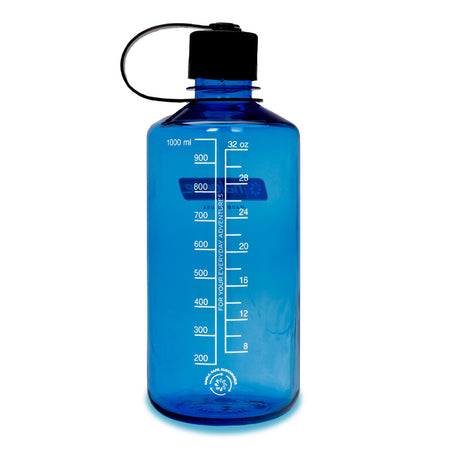 Botella reutilizable 1 litro azul boca estrecha Sustain Nalgene