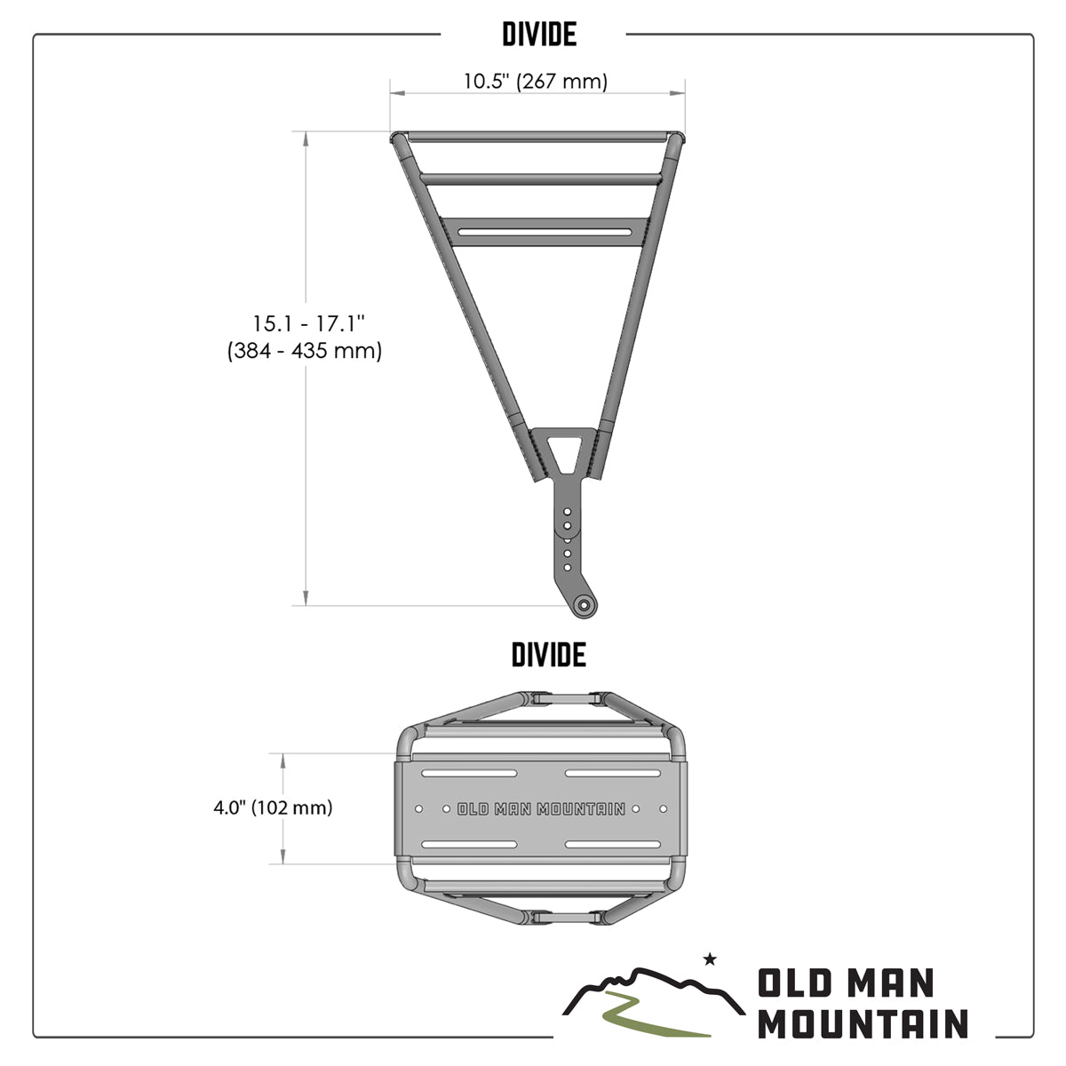 Portabultos Old Man Mountain Divide Rack