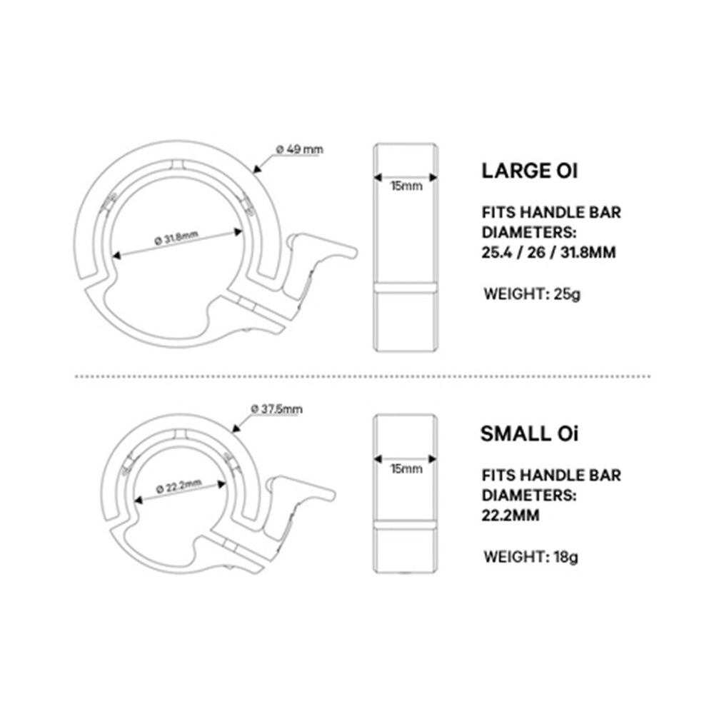 Timbre Knog OI Classic Pequeño Cobre