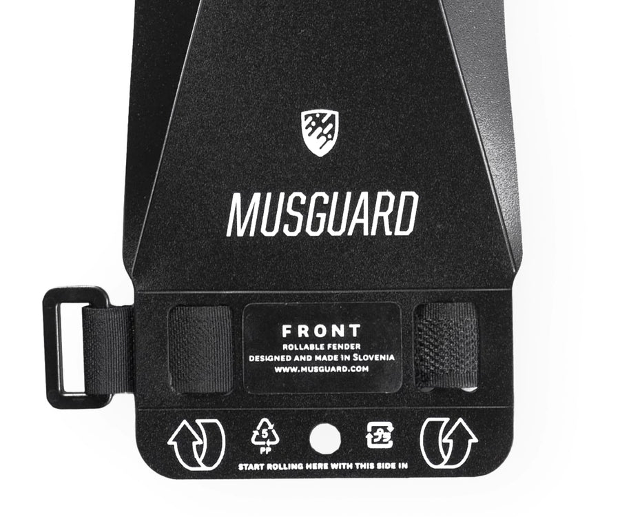 Guardabarros Delantero Musgard Fender Black 9cm 29cm