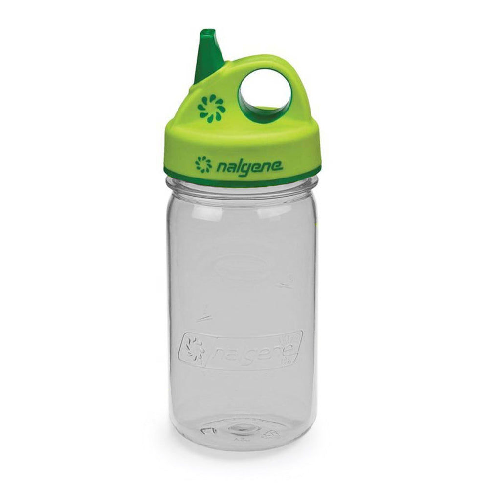 Botella para niños 375 ml transparente Grip’N Gulp Nalgene