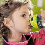 Botella para niños 375 ml transparente Grip’N Gulp Nalgene